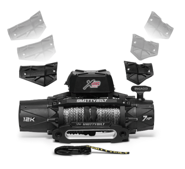 12K Generation 3 - 7.0hp Smittybilt Winch w/ Synthetic Cable - Image 6
