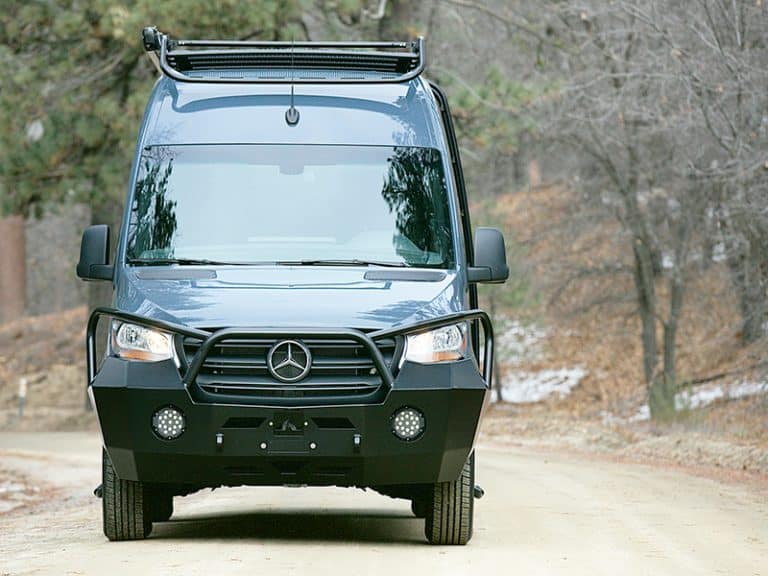 20192023 Mercedes Sprinter Van Aluminess Front Winch Bumper