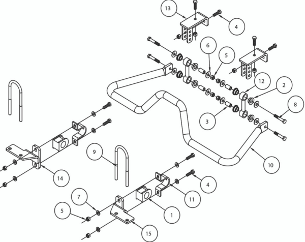 Roadmaster Rear Auxiliary Anti-Sway Bar for 2007-2025 3500 Sprinter Vans - Image 3