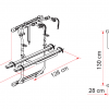 Fiamma Bike carriers for Mercedes Sprinter | Promasters | Transits Van Conversions, Rv's and Motorhomes - Image 4