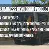 VS30 2019-2023 Mercedes Sprinter Van Aluminess Rear Ladder | Tire Carrier - Image 2