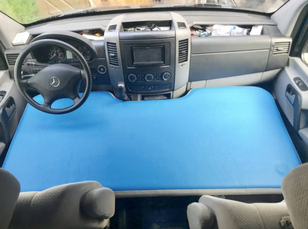 Ford Transit Van Air Bed System for Easy Cab Sleeping