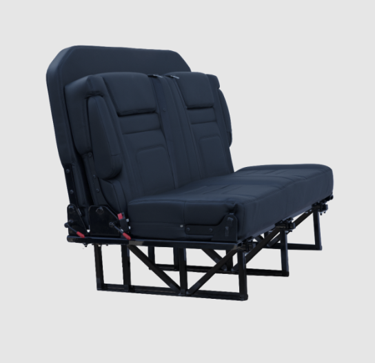 vS30 2019-2023 Mercedes Sprinter Van 3 Person Seat Bench Folding Bed System  