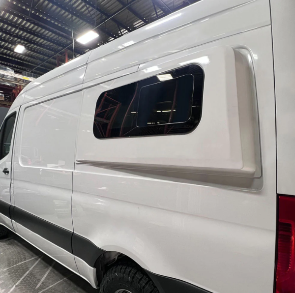 Mercedes Sprinter Van S&B Aluminum Flarespace Capsule Like Pop Outs