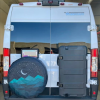 Rear Door Box Mount Carrier- Aluminum - Black for 2014-2024 Ram Promaster Van - Image 6