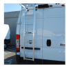 Aluminum Rear Door High Roof Ladder Anodized Black | Clear for 2014-2024 Ram Promaster Van by Prime Design