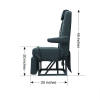 2014-2025 Ford Transit Van Single Person 24" Wide Seat Folding Bed System - Image 6
