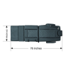 2014-2025 Ford Transit Van Single Person 24" Wide Seat Folding Bed System - Image 4