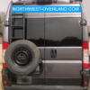 2015-2025 Ram Promaster Aluminess Rear Door Ladder | Tire Carrier | Box Carrier