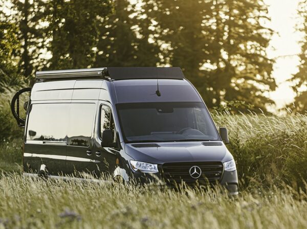 FVC Standard Roof Rack | 170" Wheelbase Sprinter Van by Flatline Van Co. - Image 3