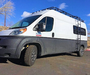 Aluminess Side Ladder for High Roof / Low Roof Ram Promaster