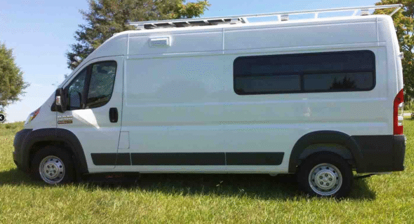 Side Panel T-Slider for Ram ProMaster 159" / 159" Extended Wheel Base 2014 -2024