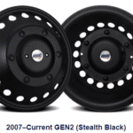 2007-2023 Mercedes Sprinter Van 3500 Dually Stealth Black Wheel Simulators