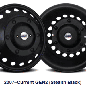 2007-2023 Mercedes Sprinter Van 3500 Dually Stealth Black Wheel Simulators