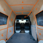 NCV3 2007-2018 Mercedes Sprinter Van 144" Wheel Base Flarespace +  Titan Interior Panel Kit