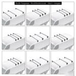 Roof Rack Aluminum Cross Bar 3-Piece Set for a 2014-2025 RAM ProMaster Van