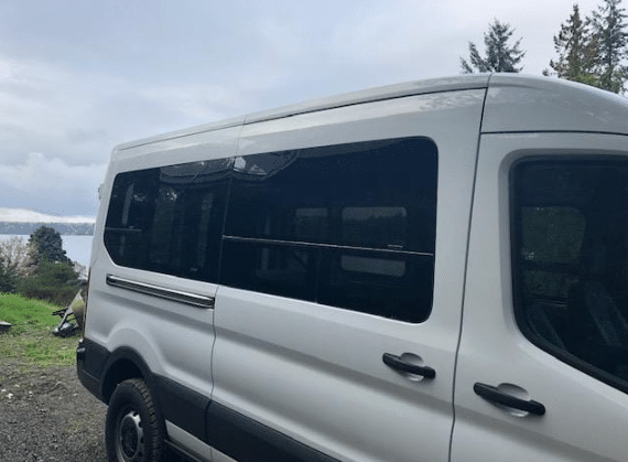 Transit Forward Window 2015+ Ford Transit CR Laurence FW293R Passenger side Forward T-vent ...