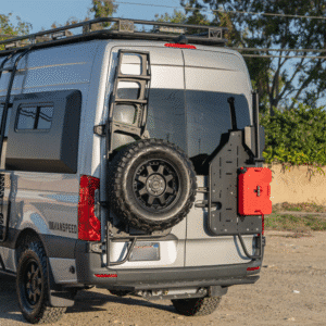 2019-2024 Mercedes Sprinter High Roof Van VS Tire Carrier / Rear Ladder