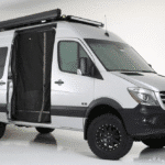 VS30 2019-2023 Mercedes Sprinter Van Slider Door Magnet Fabric Bug / Insect Screen High Roof