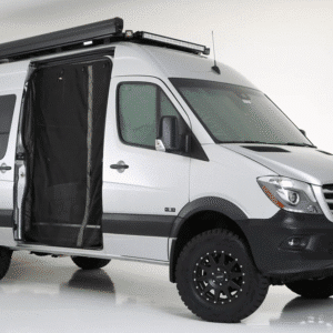 VS30 2019-2023 Mercedes Sprinter Van Slider Door Magnet Fabric Bug / Insect Screen High Roof