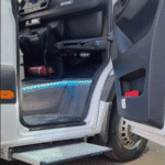 2022 | 2023 | 2024 Mercedes Sprinter Van AO Aluminum Electric Power Step Running Board Front Cab Passenger Side Door