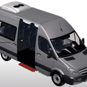 2022-2023 Mercedes Sprinter Van AO Aluminum Electric Power Step Running Board Passenger Side Slider Door