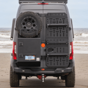 Xbull Rear Cargo | Box | Tire Carrier for Mercedes Sprinter Vans