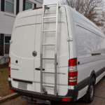 Ncv3 2007-2018 Mercedes Sprinter Van High Roof Aluminum HD Rear Ladder