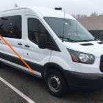 2015+ Ford Transit CR Laurence FW297R Passenger side Rear Quarter T-vent Window 148" Extended
