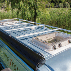 Fiamma Roof Rack / Rail Maxi Xl - Black | Silver - for HR 159 Extended Ram Promaster Vans