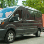 Ford Transit Van 148" Wheelbase Flarespace | Arctic Tern | Slider Window