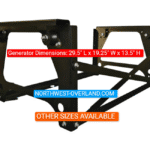 Generator Rear Tire Carrier Area Mounting Kit for VS30 2019-2022 Mercedes Sprinter Van