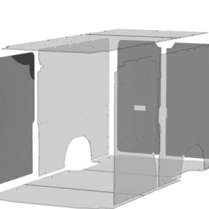Interior Duratherm Corugated Plastic Panel system Kit for Ram Promaster 136" | 159" Wheelbase Van