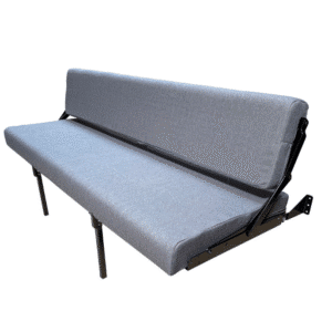 RB Components Sofa Sleeper 76" Charcoal for 2007-2018 | 2019-2023 Mercedes Sprinter Vana
