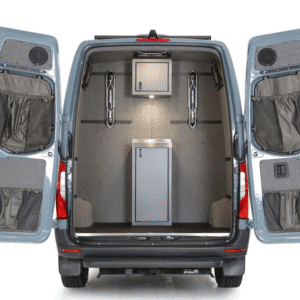 VS30 2019-2023 Mercedes Sprinter Van Rear Door Lower Stuff Bag Kit w/Graphite Panels
