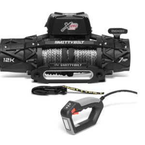 12K Generation 3 - 7.0hp Smittybilt Winch w/ Synthetic Cable